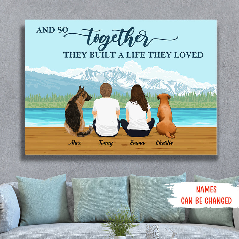 A Life They Loved - Personalized Custom Canvas