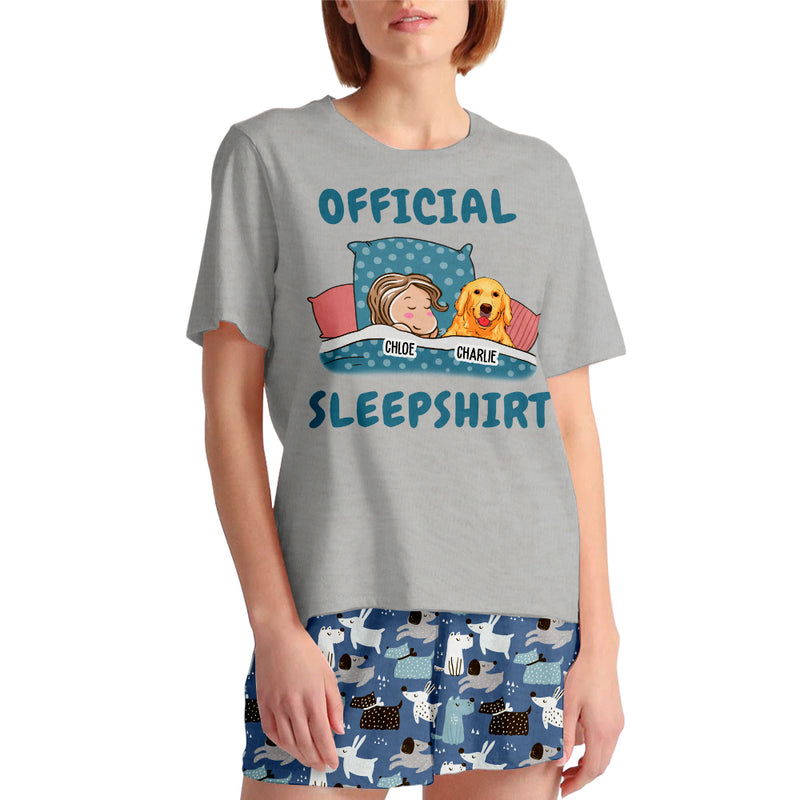 Dog Sleepshirt - Personalized Custom Short Pajama Set