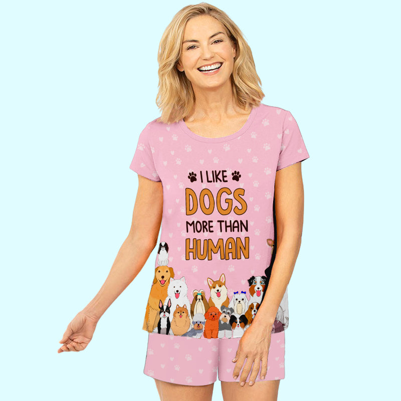 I Like Dogs - Short Pajama Set