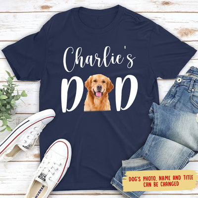 Dog Mom/Dad - Personalized Custom Photo Unisex T-shirt