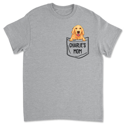 Pocket Dog Mom/ Dad - Personalized Custom Unisex T-shirt
