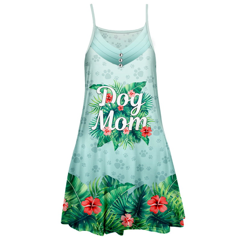 Dog Mom Flower - Strap Dress