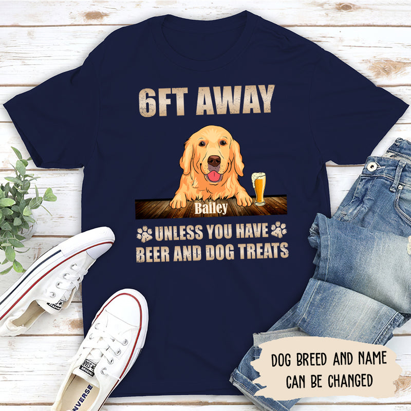 Beer and Dog Treats - Personalized Custom Classic T-shirt
