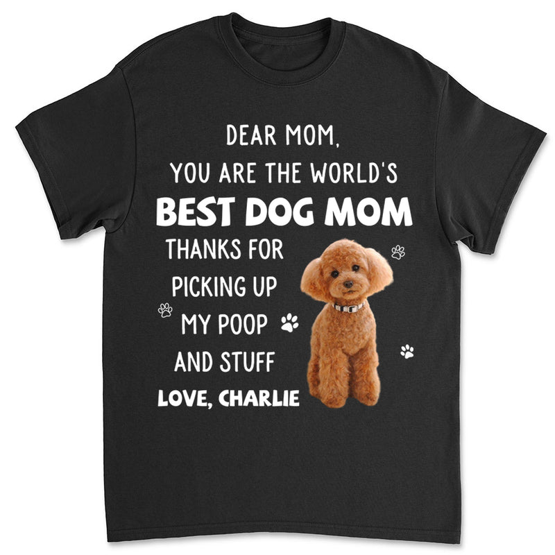 Thank You Dad/Mom Photo - Personalized Custom Unisex T-shirt