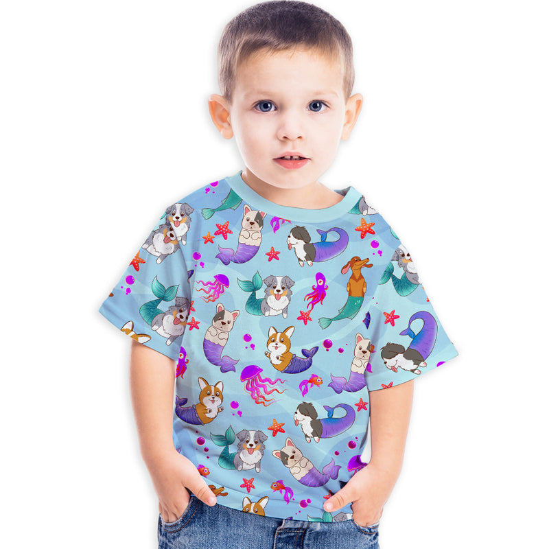 Dog And Ocean - Kids T-shirt