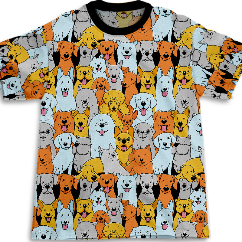 Dog Pattern - Kids T-shirt