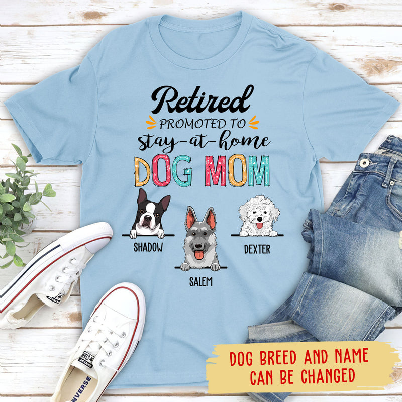 Retired Promoted To - Personalized Custom Unisex T-shirt