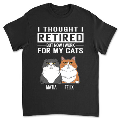 Work For My Cat - Personalized Custom Unisex T-shirt