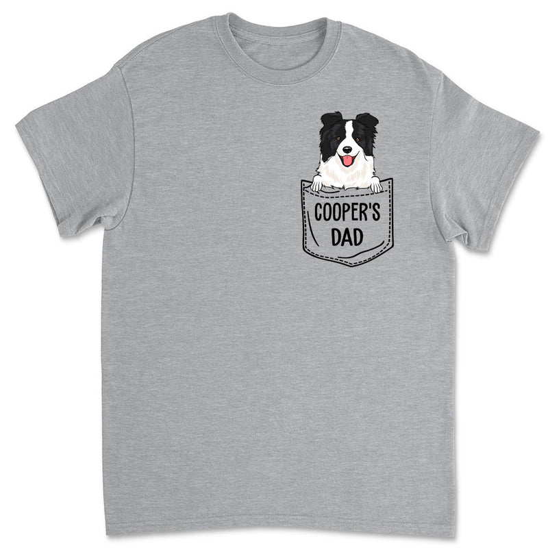Pocket Dog Mom/ Dad - Personalized Custom Unisex T-shirt