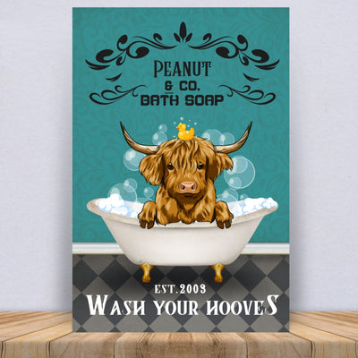 Moo Bath Soap Co. - Personalized Custom Canvas