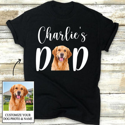 Dog Mom/Dad - Personalized Custom Photo Unisex T-shirt