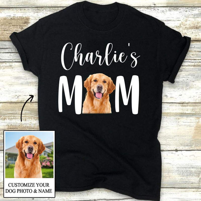 Dog Mom - Personalized Custom Photo Women&