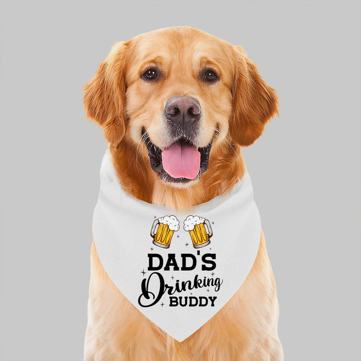 Dad s Drinking Buddy Dog Bandana PAWSIONATE