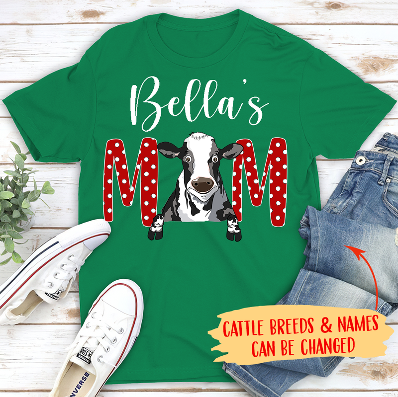 Moo Mom/Dad- Personalized Custom Unisex T-shirt