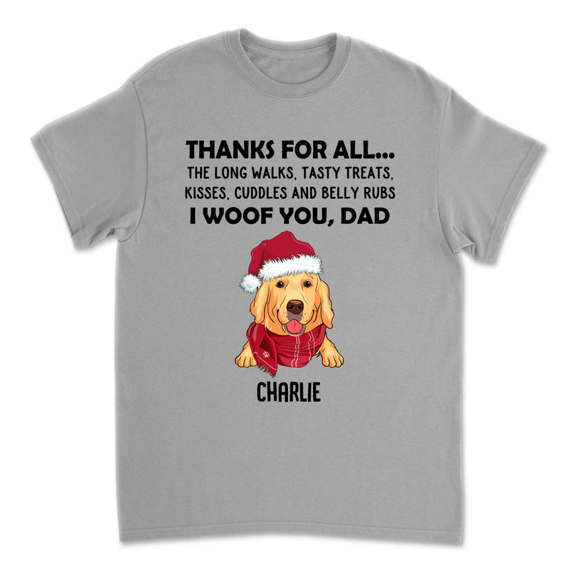 Thanks All Christmas - Personalized Custom Unisex T-Shirt