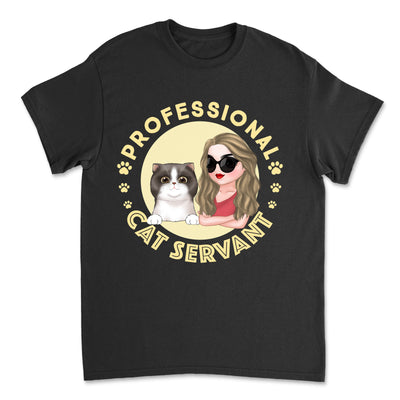 Professional Cat Servant 2 - Personalized Custom Unisex T-shirt
