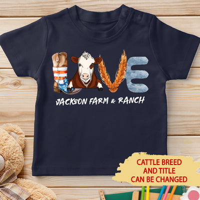 Love Farm - Personalized Custom Youth T-shirt