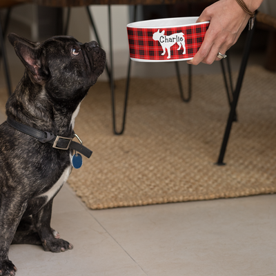 Dog Bowl - Personalized Custom Ceramic Pet Bowl