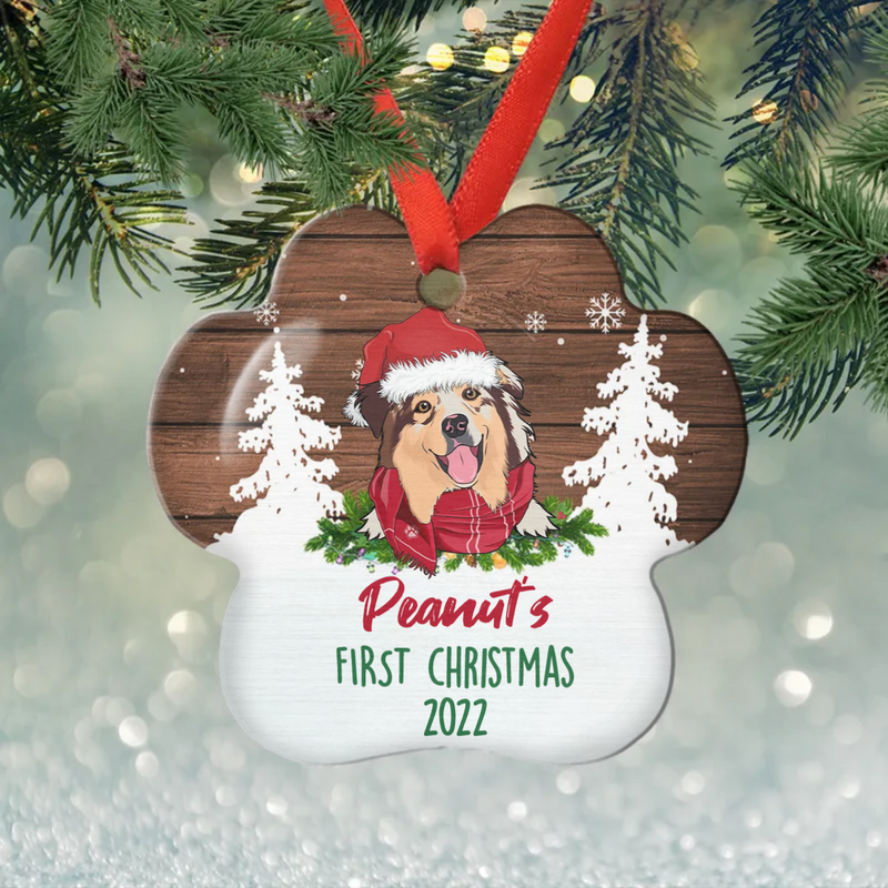 Dog‘s Christmas - Personalized Custom Aluminum Ornament
