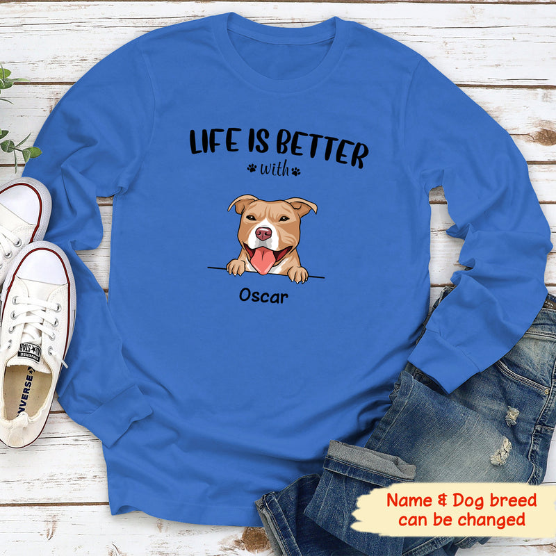 Life is better - Personalized custom classic long sleeve