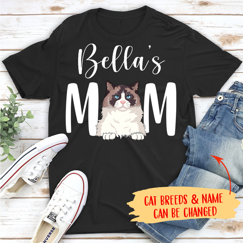 Cat Mom/Dad - Personalized Custom Unisex T-shirt