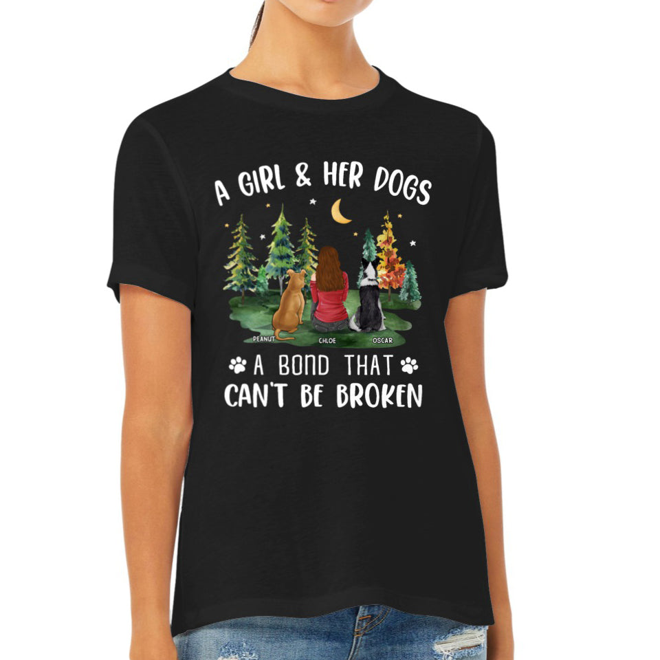 Girl dog t shirts sale