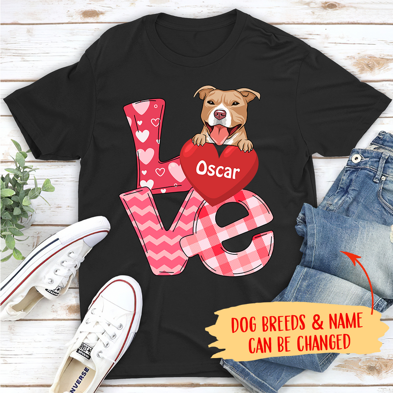 Love Valentine - Personalized Custom Unisex T-shirt