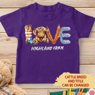 Love Farm - Personalized Custom Youth T-shirt