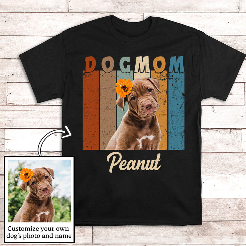 Dog Mom/Dad Retro - Personalized Custom Unisex T-shirt