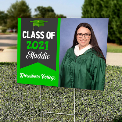 Class Of 2021 - Personalized Custom Yard Sign