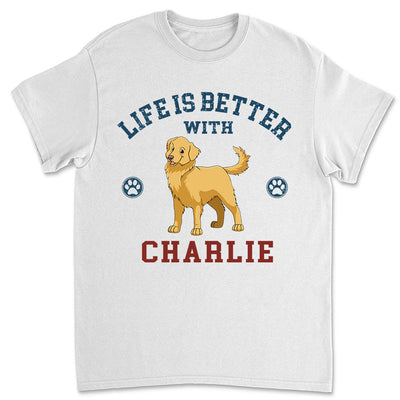 Life Is Better Retro - Personalized Custom Unisex T-shirt
