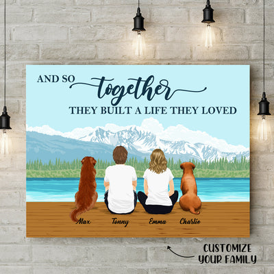 A Life They Loved - Personalized Custom Canvas