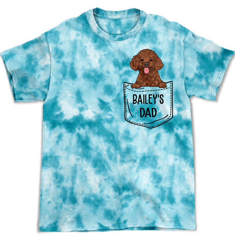 Dog Mom/Dad Pocket Simple - Personalized Custom All-over-print T-shirt