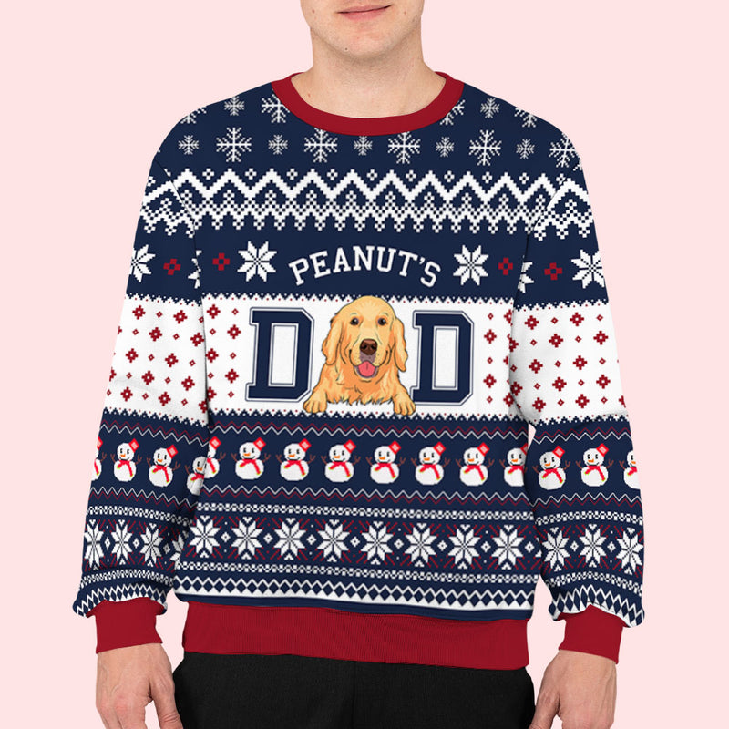 Dad Mom Basic - Personalized Custom All-Over-Print Sweatshirt