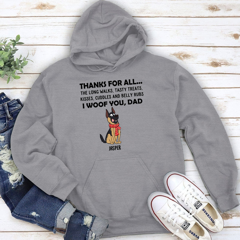 Thanks For All... – Personalized Custom Hoodie