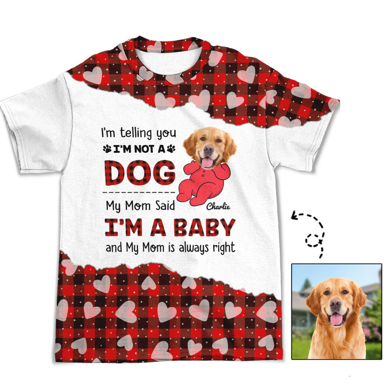 I‘m A Baby - Personalized Custom Photo All-over-print T-shirt