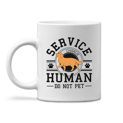 Service Human Logo - Personalized Custom Coffee Mug
