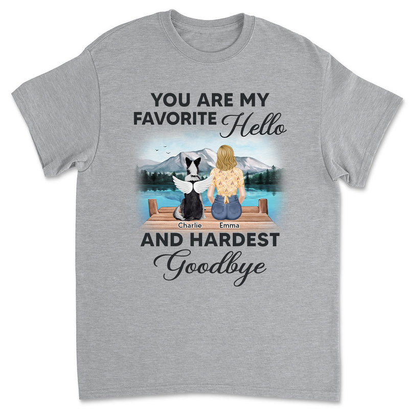 My Favorite Hello Memorial River - Personalized Custom Unisex T-shirt