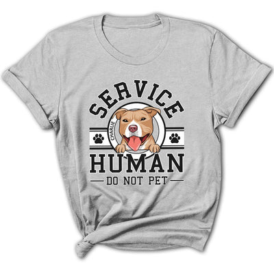 Dog Service Human Logo - Personalized Custom Women's T-shirt