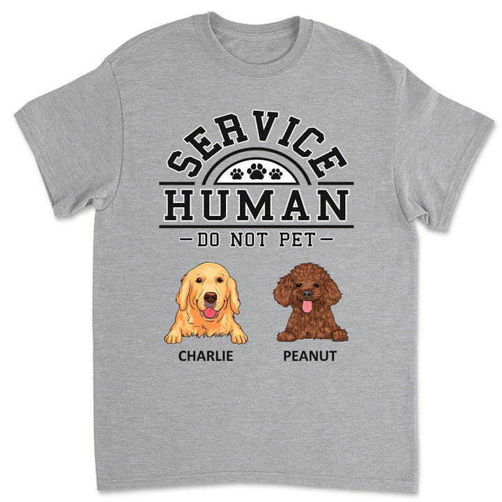 Dogs Service Human Logo Personalized Custom Premium T shirt PAWSIONATE