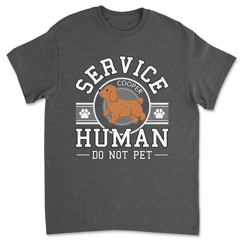 Service Human Logo 2 - Personalized Custom Unisex T-shirt