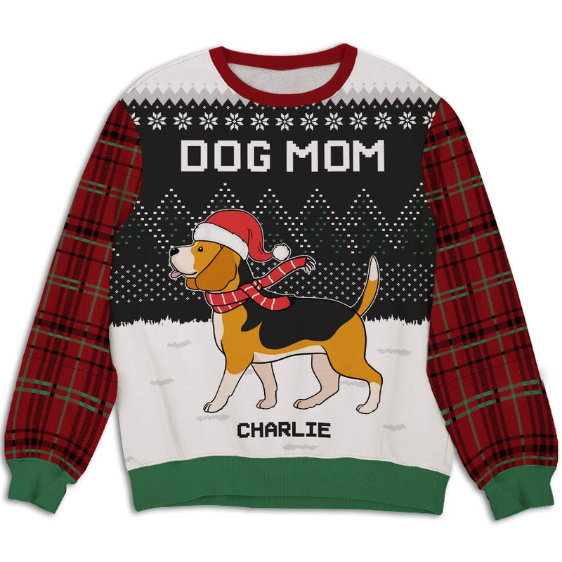 Dog And Winter Night - Personalized Custom All-Over-Print Sweatshirt