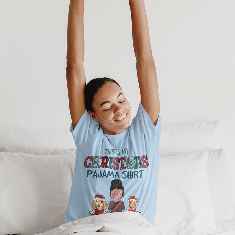 Christmas Pajama Shirt - Personalized Custom Unisex T-shirt