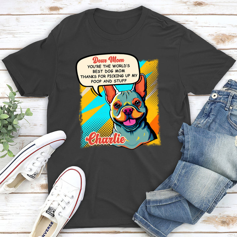 Pop Art The Best Mom - Personalized Custom Unisex T-shirt