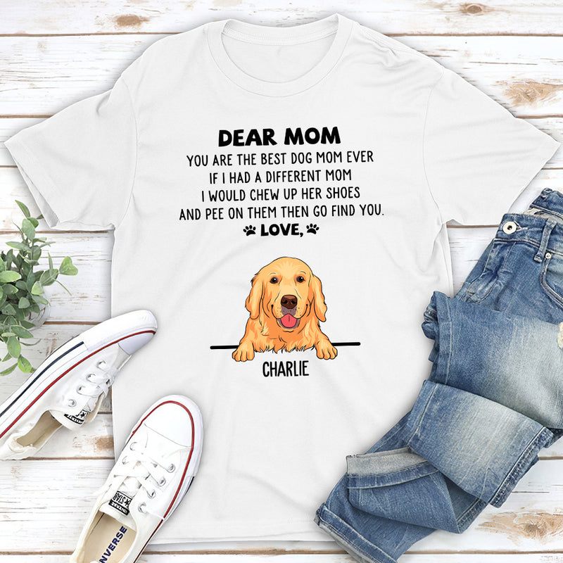 If I Had A Mom - Personalized Custom Unisex T-shirt