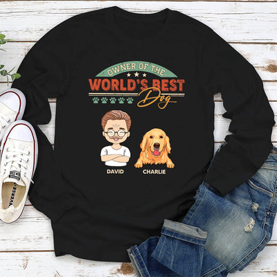 World’s Best Dog - Personalized Custom Long Sleeve T-shirt