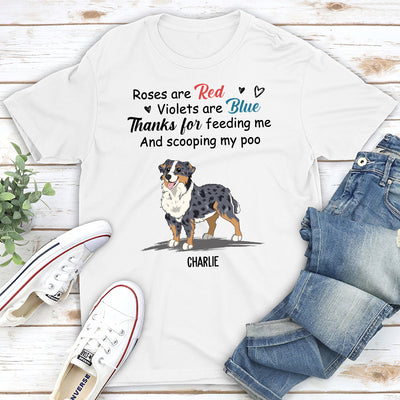 Thanks For Feeding Me - Personalized Custom Premium T-shirt