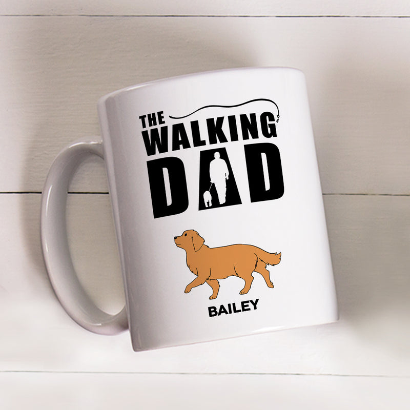 The Walking Dad - Personalized Custom Coffee Mug