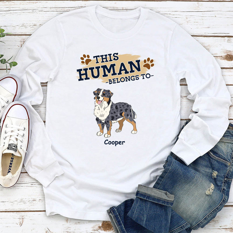 This Human - Personalized Custom Long Sleeve T-shirt