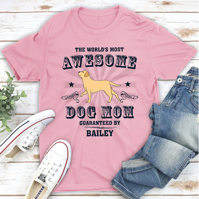 Most Awesome Dad - Personalized Custom Unisex T-shirt